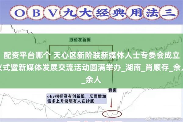 配资平台哪个 天心区新阶联新媒体人士专委会成立仪式暨新媒体发展交流活动圆满举办_湖南_肖顺存_余人