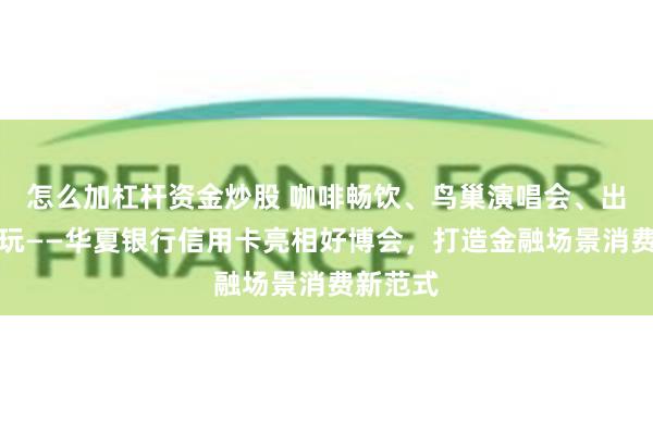 怎么加杠杆资金炒股 咖啡畅饮、鸟巢演唱会、出国轻松玩——华夏银行信用卡亮相好博会，打造金融场景消费新范式
